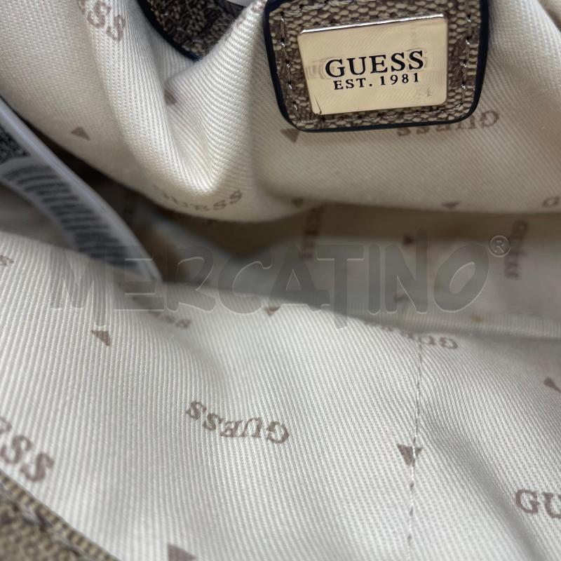 TRACOLLA DONNA GUESS BEIGE LOGO | Mercatino dell'Usato Colleferro 4