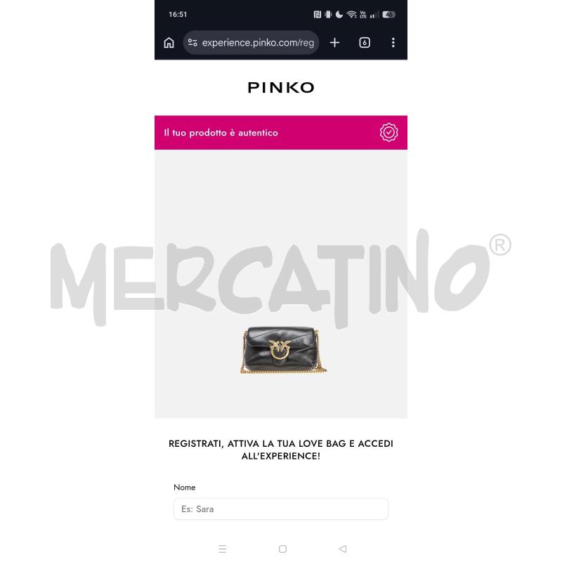TRACOLLINA DONNA PINKO LOVE PUFF BABY NE MORBIDA | Mercatino dell'Usato Colleferro 5