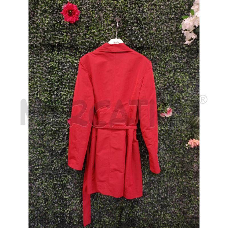 TRENCH DONNA MII ROSSO LUNGO CINT | Mercatino dell'Usato Colleferro 2