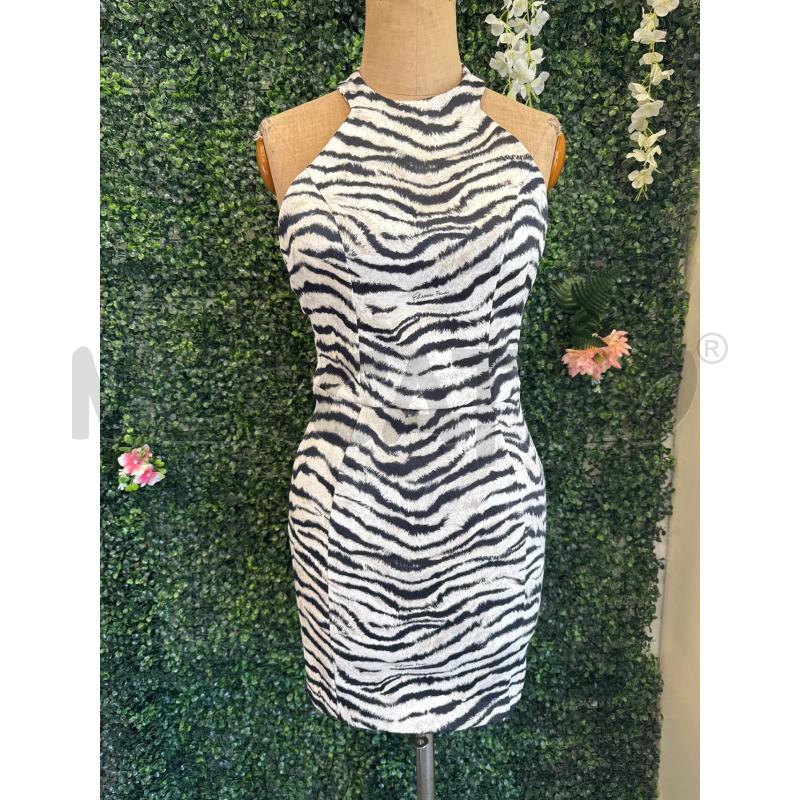 TUBINO DONNA ELISABETTA FRANCHI ZEBRATO SCOLLO AMERICANA  | Mercatino dell'Usato Colleferro 1