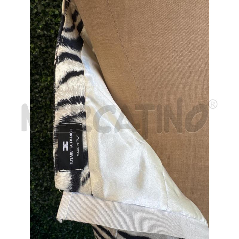 TUBINO DONNA ELISABETTA FRANCHI ZEBRATO SCOLLO AMERICANA  | Mercatino dell'Usato Colleferro 5
