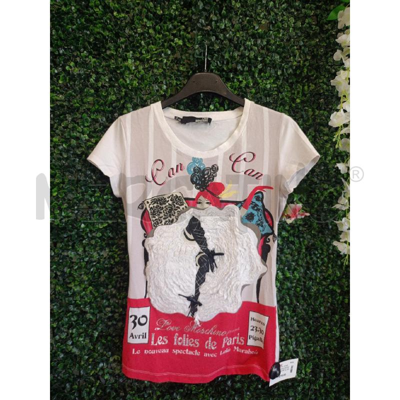 T SHIRT DONNA LOVE MOSCHINO BIA DIS BAMBOLETTA | Mercatino dell'Usato Colleferro 1