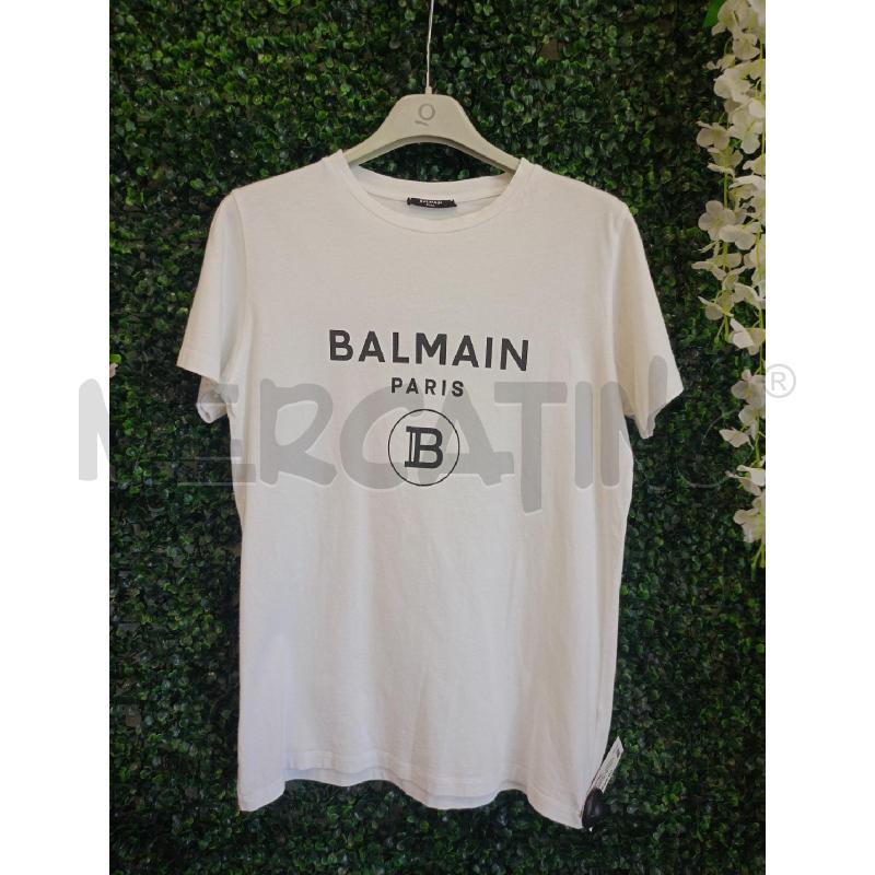 T SHIRT RAGAZZA BALMAIN PARIS BIA DIF  | Mercatino dell'Usato Colleferro 1