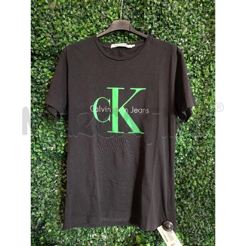 T SHIRT UOMO CALVIN KLEIN LOGO VE FLUO | Mercatino dell'Usato Colleferro 1
