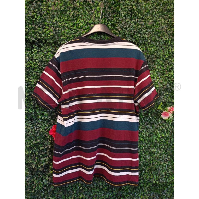 T SHIRT UOMO CARHARTT RIGHE BIA VIO NE | Mercatino dell'Usato Colleferro 2