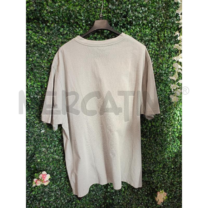 T SHIRT UOMO LACOSTE GRI SCOLLO V | Mercatino dell'Usato Colleferro 3