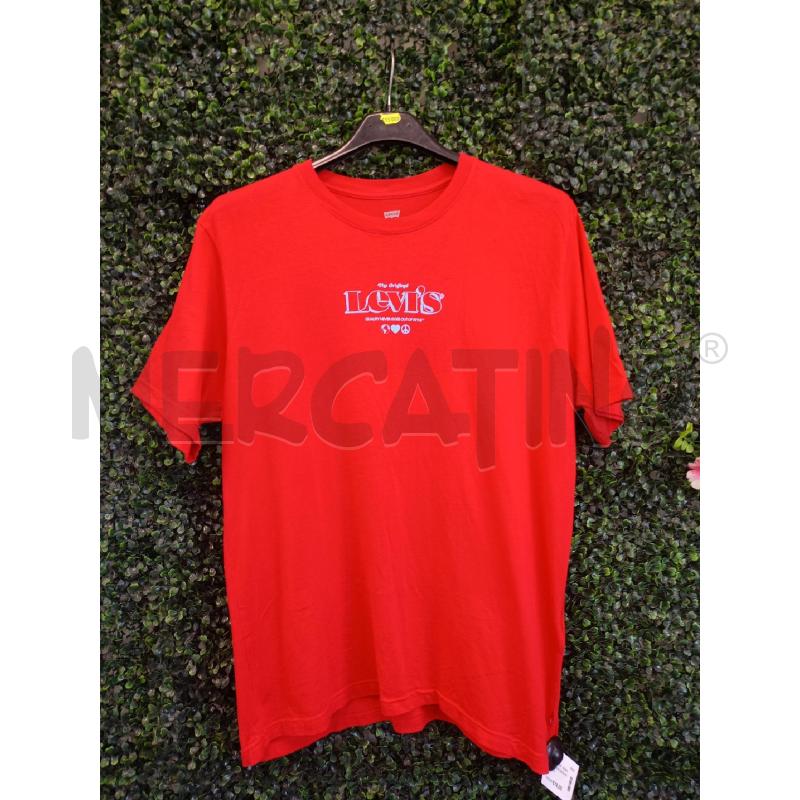 T SHIRT UOMO LEVIS ROSSO | Mercatino dell'Usato Colleferro 1