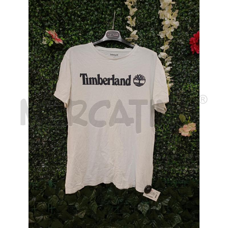 T SHIRT UOMO TIMBERLAND BIA SCRITTA BLU | Mercatino dell'Usato Colleferro 1