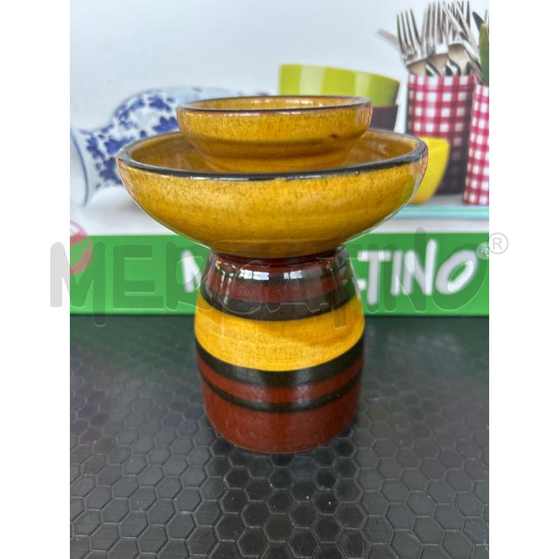 VASETTO IN TERRACOTTA DIPINTO A MANO  | Mercatino dell'Usato Colleferro 1