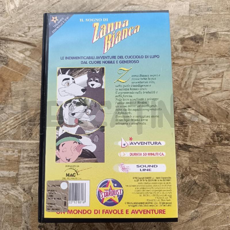 VHS IL SOGNO DI ZANNA BIANCA EDIZIONE 1996  | Mercatino dell'Usato Colleferro 2