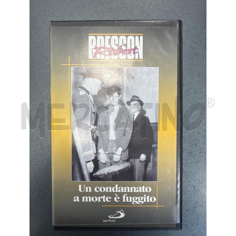VHS - UN CONDANNATO A  MORTE  | Mercatino dell'Usato Colleferro 1