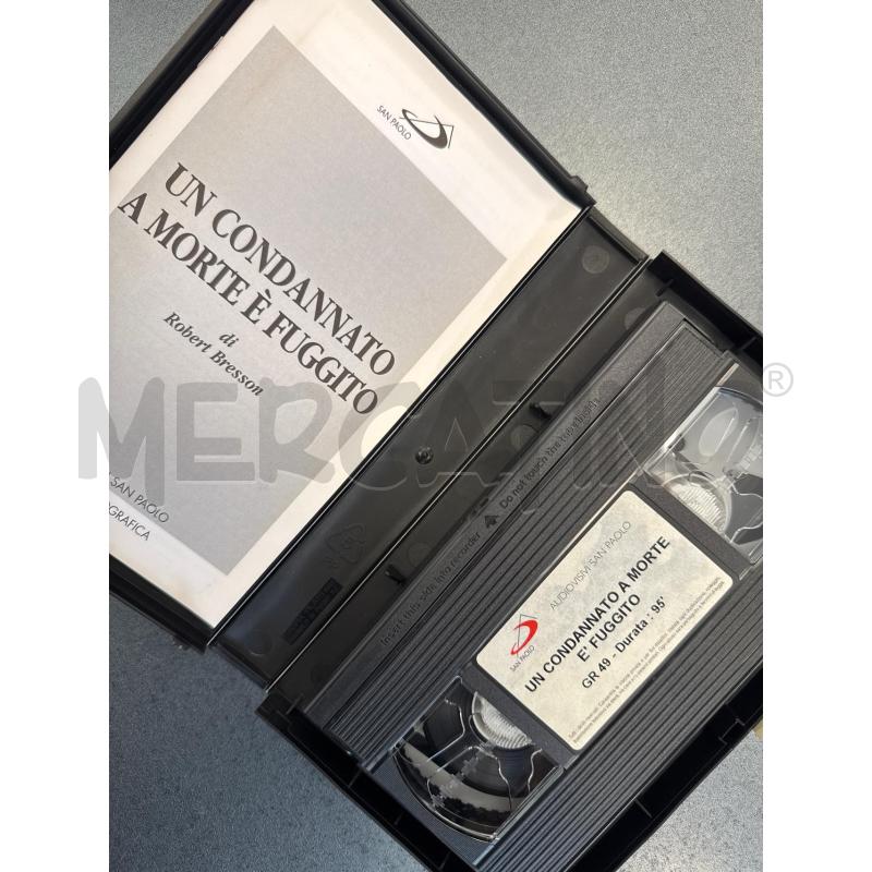 VHS - UN CONDANNATO A  MORTE  | Mercatino dell'Usato Colleferro 2