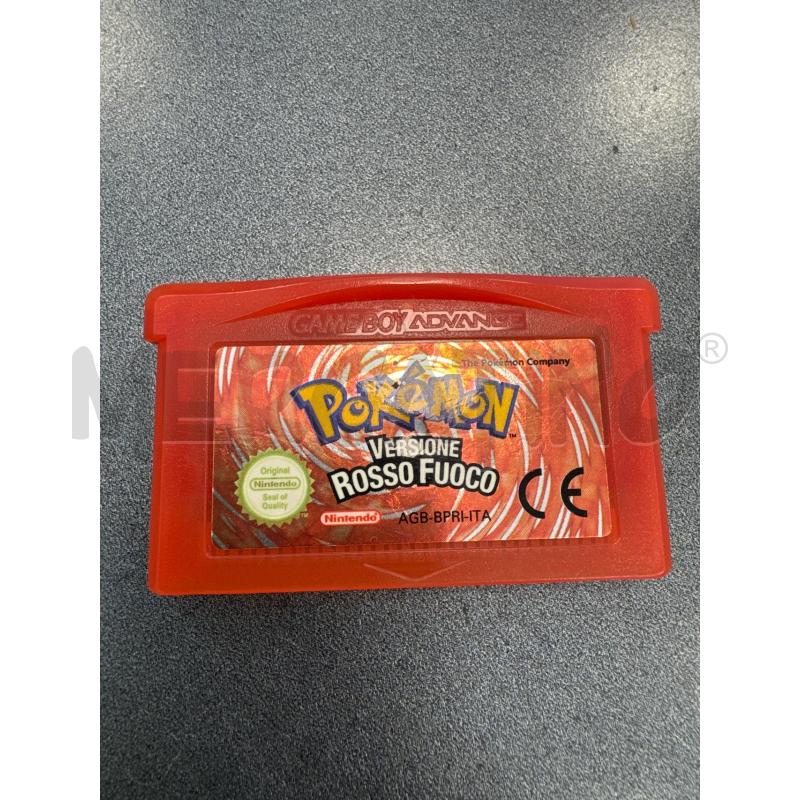 VIDEOGIOCO GBA - POKEMON VERSIONE ROSSO FUOCO | Mercatino dell'Usato Colleferro 1