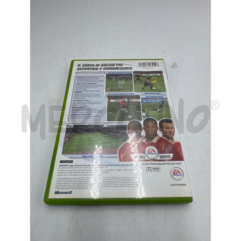 VIDEOGIOCO XBOX (ORIGINALE) FIFA FOOTBALL 2003 | Mercatino dell'Usato Colleferro 4