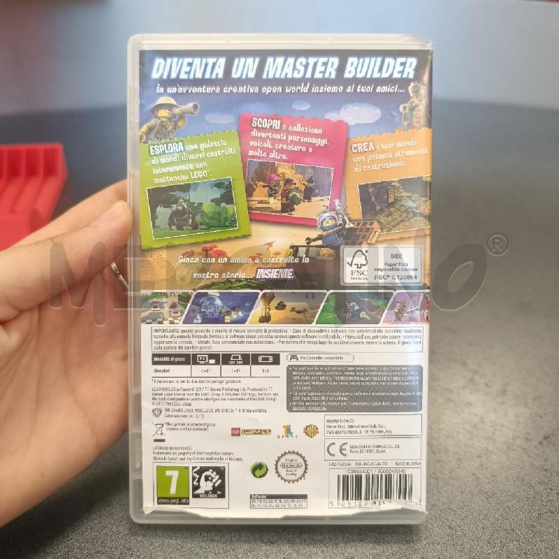 VIDEO GIOCO NINTENDO SWITCH LEGO WORLDS | Mercatino dell'Usato Colleferro 2