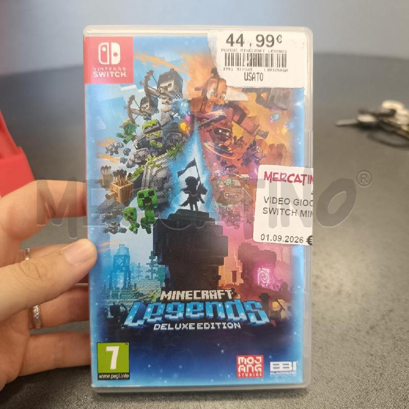 VIDEO GIOCO NINTENDO SWITCH MINECRAFT LEGEND DELUXE EDITION | Mercatino dell'Usato Colleferro 1
