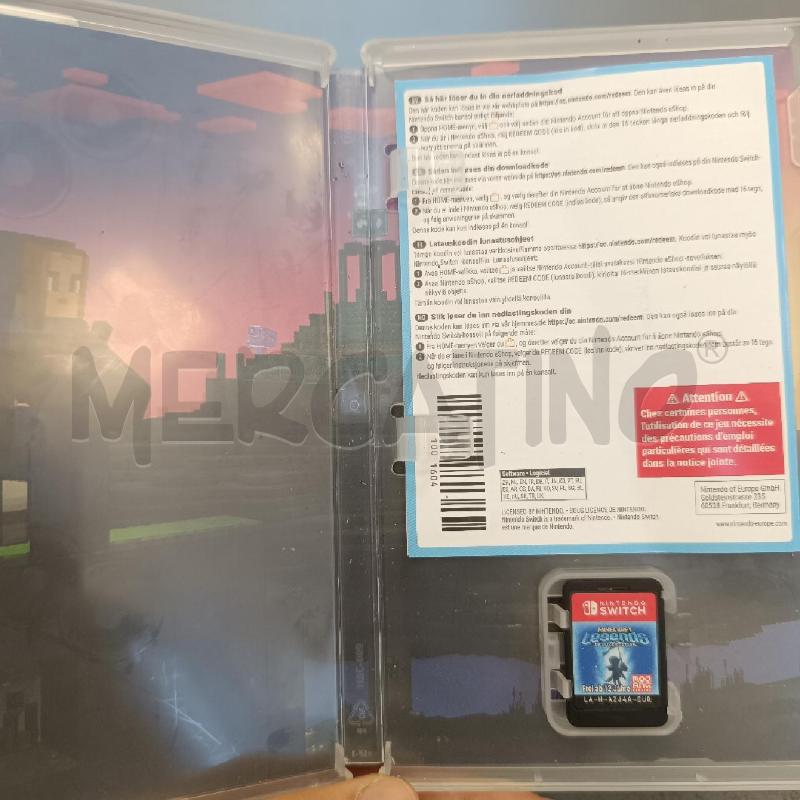 VIDEO GIOCO NINTENDO SWITCH MINECRAFT LEGEND DELUXE EDITION | Mercatino dell'Usato Colleferro 3