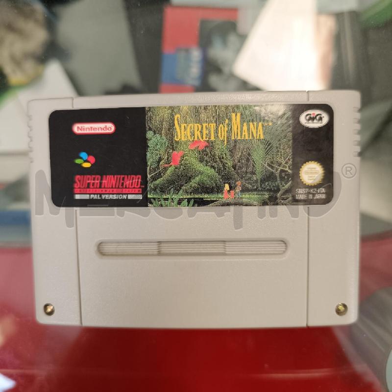VIDEO GIOCO SUPER NINTENDO SECRET OF MANA | Mercatino dell'Usato Colleferro 1