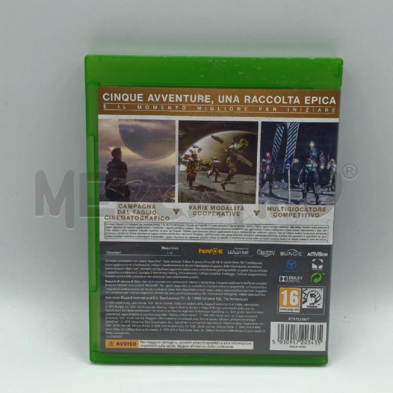 VIDEO GIOCO XBOX ONE DESTINY LA COLLEZIONE | Mercatino dell'Usato Colleferro 2
