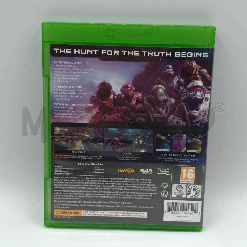 VIDEO GIOCO XBOX ONE HALO 5 | Mercatino dell'Usato Colleferro 2