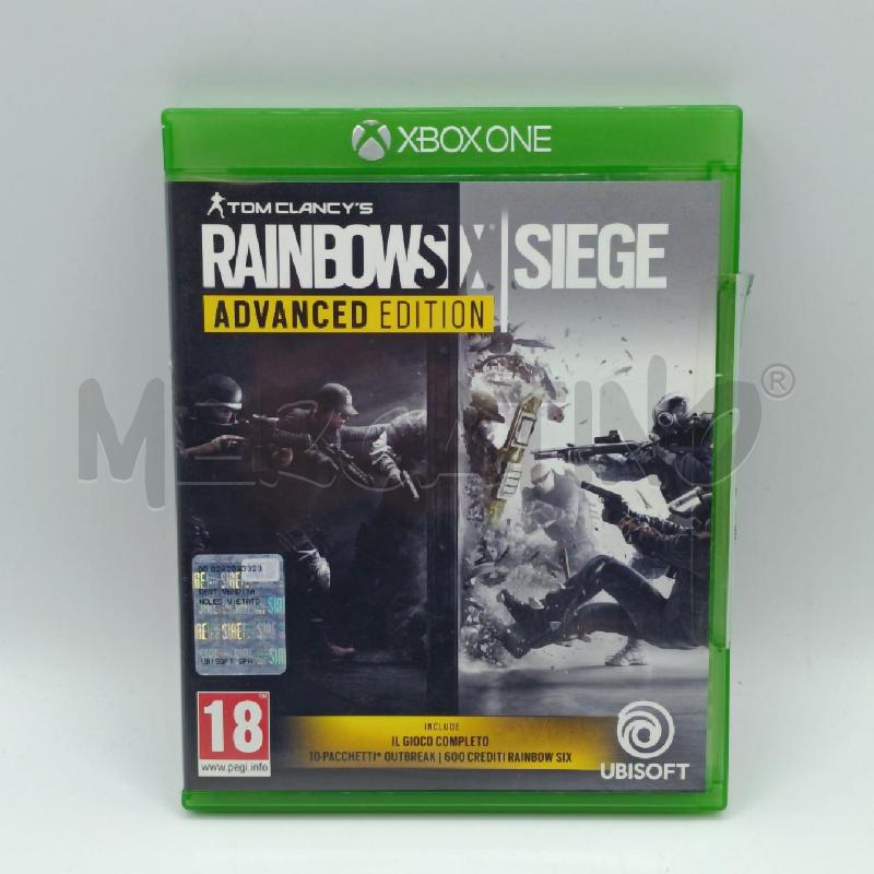 VIDEO GIOCO XBOX ONE TOM CLAN'S RAINBOW SIX SIEGE ADVANCED EDITION | Mercatino dell'Usato Colleferro 1