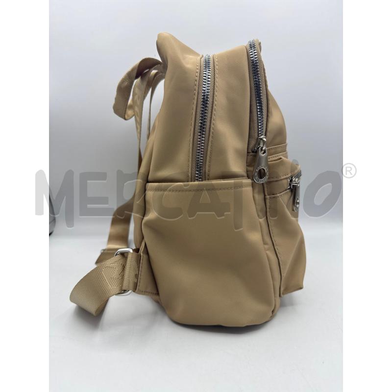 ZAINETTO DONNA RONCATO BEIGE DOPPIA ZIP  | Mercatino dell'Usato Colleferro 2