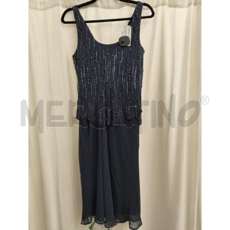 ABITO DONNA FURSTENBERG BLU PERLINE | Mercatino dell'Usato Roma portonaccio 2