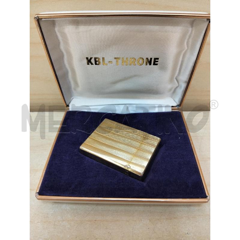 ACCENDINO DORATO KBL THRONE | Mercatino dell'Usato Roma portonaccio 1