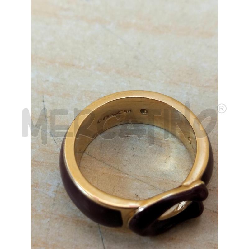 ANELLO DONNA DORATO CN BORDO | Mercatino dell'Usato Roma portonaccio 2
