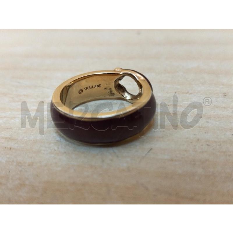 ANELLO DONNA DORATO CN BORDO | Mercatino dell'Usato Roma portonaccio 3
