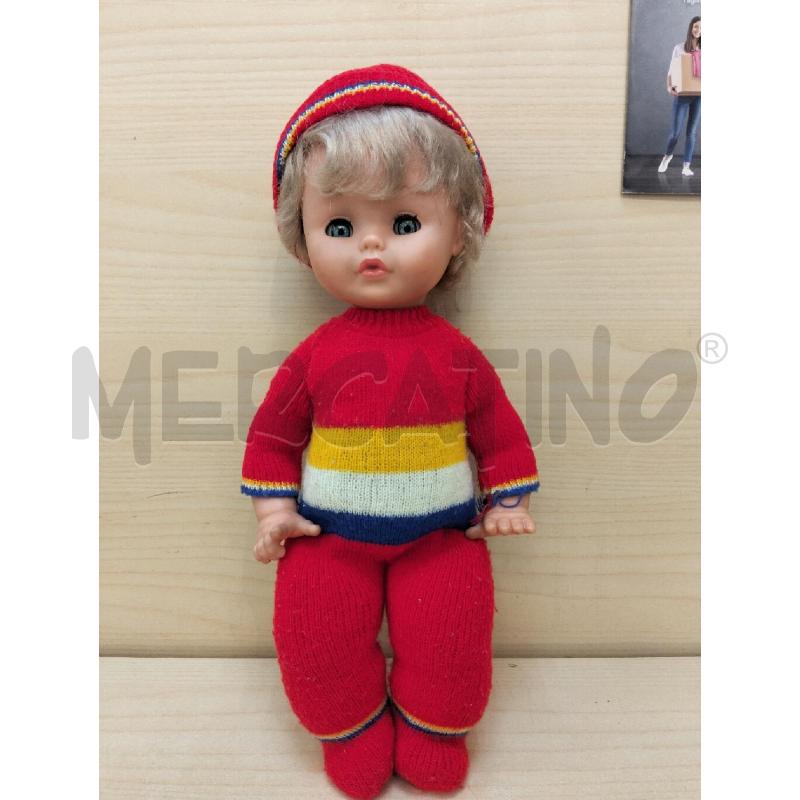 BAMBOLA ANNI 70 RETRO BABY DOLL EFFE H39,5 | Mercatino dell'Usato Roma portonaccio 1