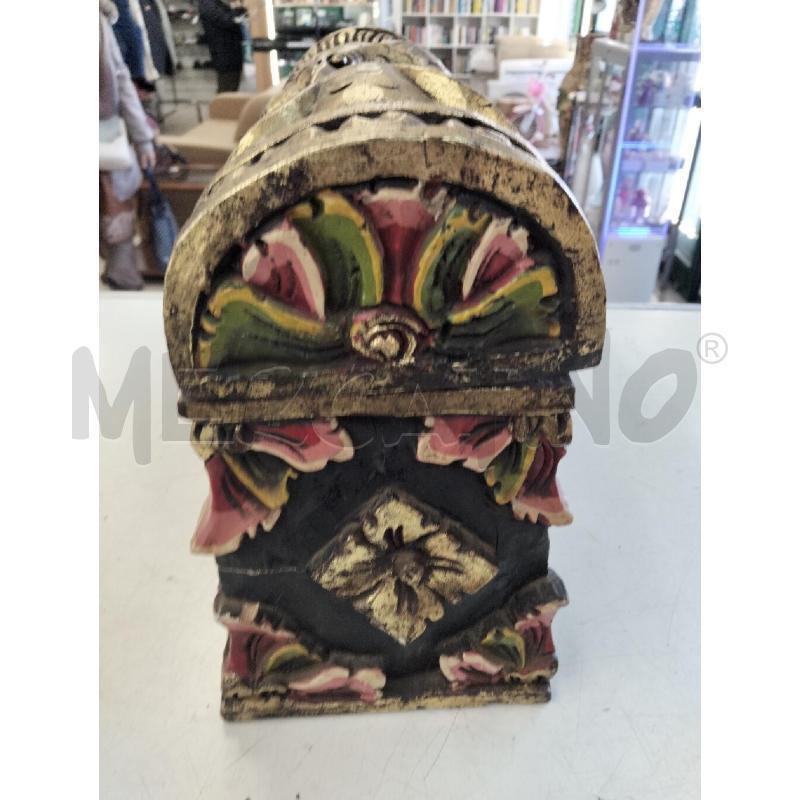 BAULETTO BALINESE LEGNO INTARSIATO | Mercatino dell'Usato Roma portonaccio 3