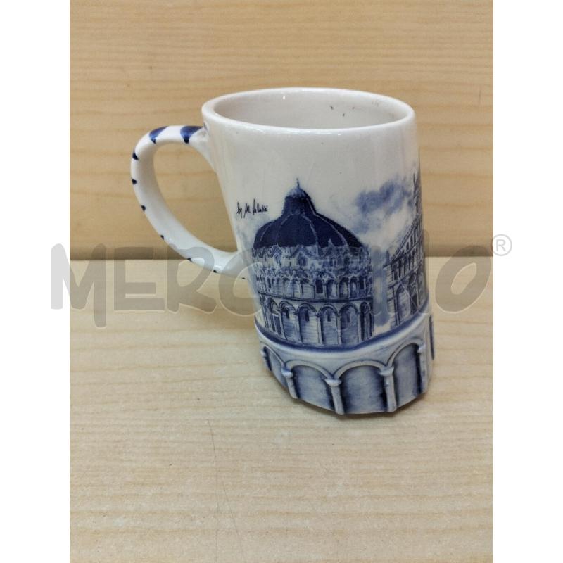 BOCCALE PISA BIANCO BLU  | Mercatino dell'Usato Roma portonaccio 1