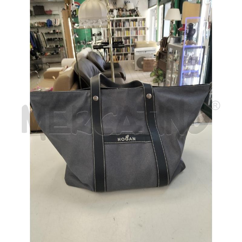 BORSA DONNA HOGAN BLU | Mercatino dell'Usato Roma portonaccio 2