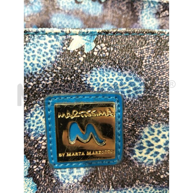 BORSA DONNA MARTISSIMA BLU | Mercatino dell'Usato Roma portonaccio 2