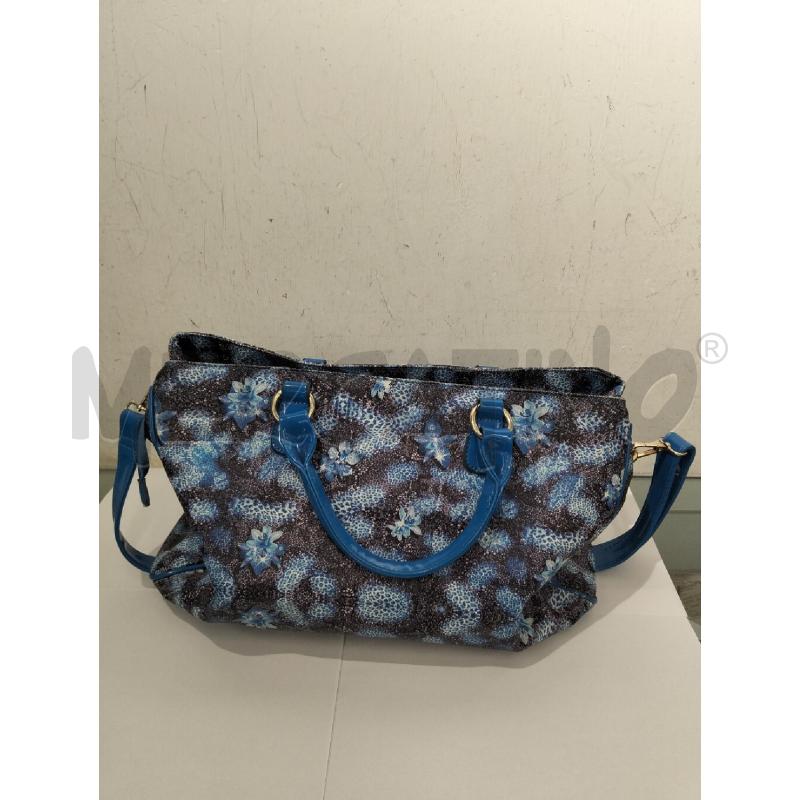 BORSA DONNA MARTISSIMA BLU | Mercatino dell'Usato Roma portonaccio 3