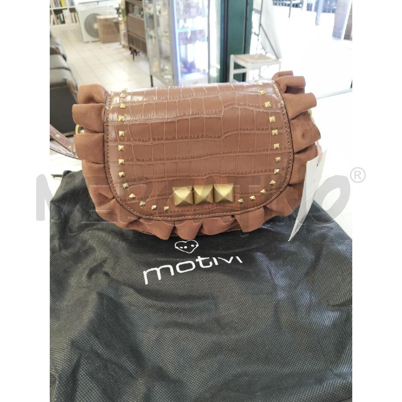 BORSA DONNA MOTIVI MARRONE | Mercatino dell'Usato Roma portonaccio 1
