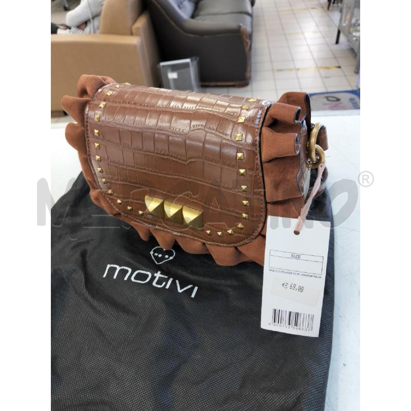 BORSA DONNA MOTIVI MARRONE | Mercatino dell'Usato Roma portonaccio 2