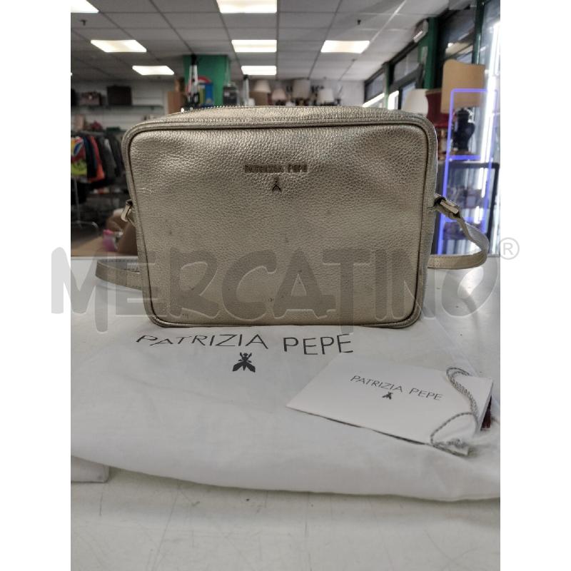 BORSA DONNA PATRIZIA PEPE BEIGE | Mercatino dell'Usato Roma portonaccio 1