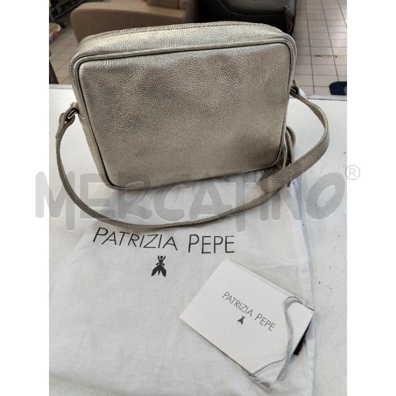 BORSA DONNA PATRIZIA PEPE BEIGE | Mercatino dell'Usato Roma portonaccio 2