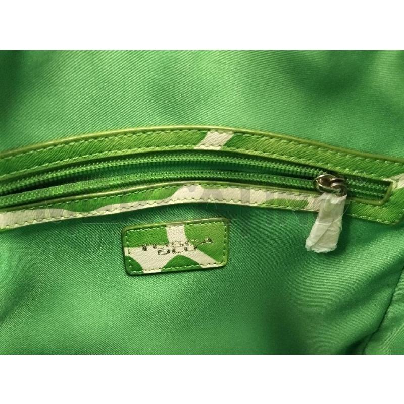BORSA DONNA TOSCA BLU VERDE | Mercatino dell'Usato Roma portonaccio 3