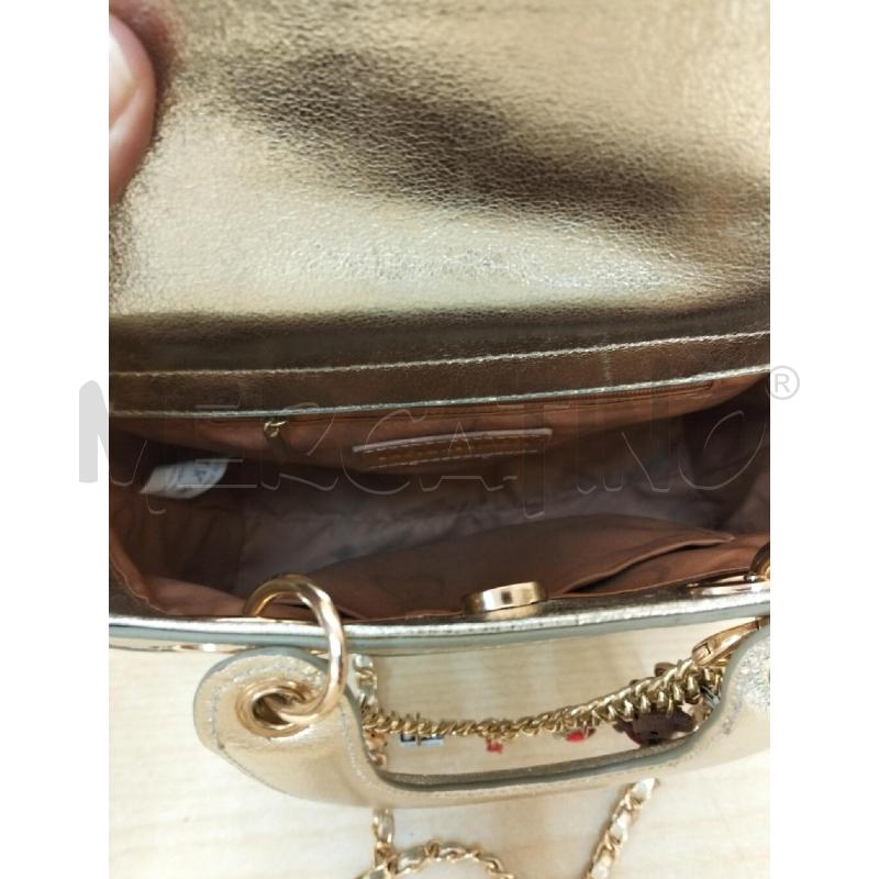 BORSA DONNA UNICA DORATO | Mercatino dell'Usato Roma portonaccio 4