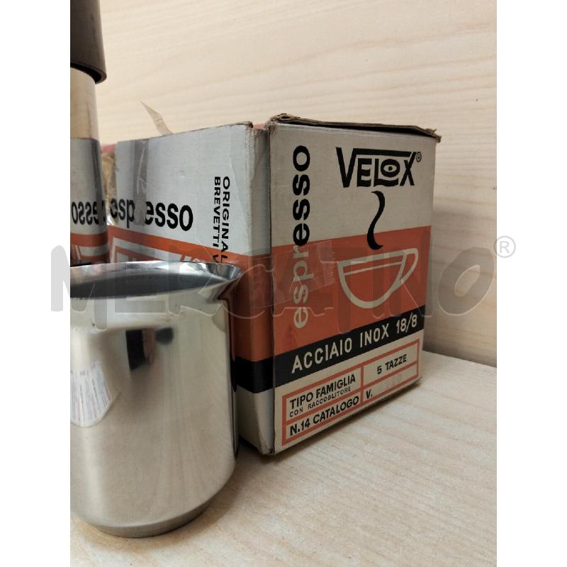 CAFFETTIERA VELOX CROMO E MARR | Mercatino dell'Usato Roma portonaccio 3