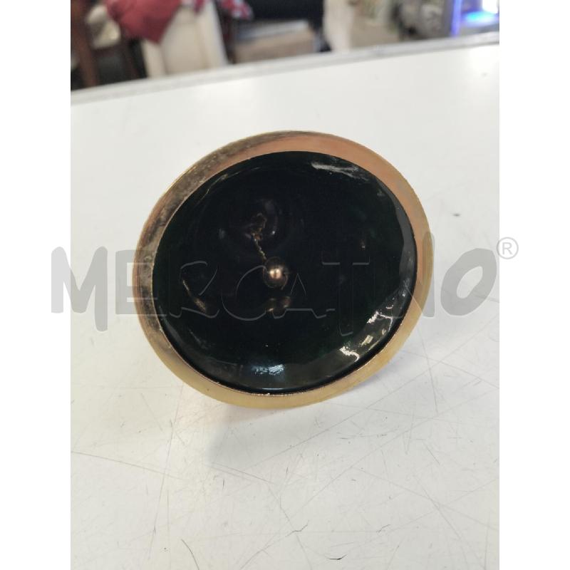 CAMPANELLA CLOISONNE ROSA GIALLA | Mercatino dell'Usato Roma portonaccio 2