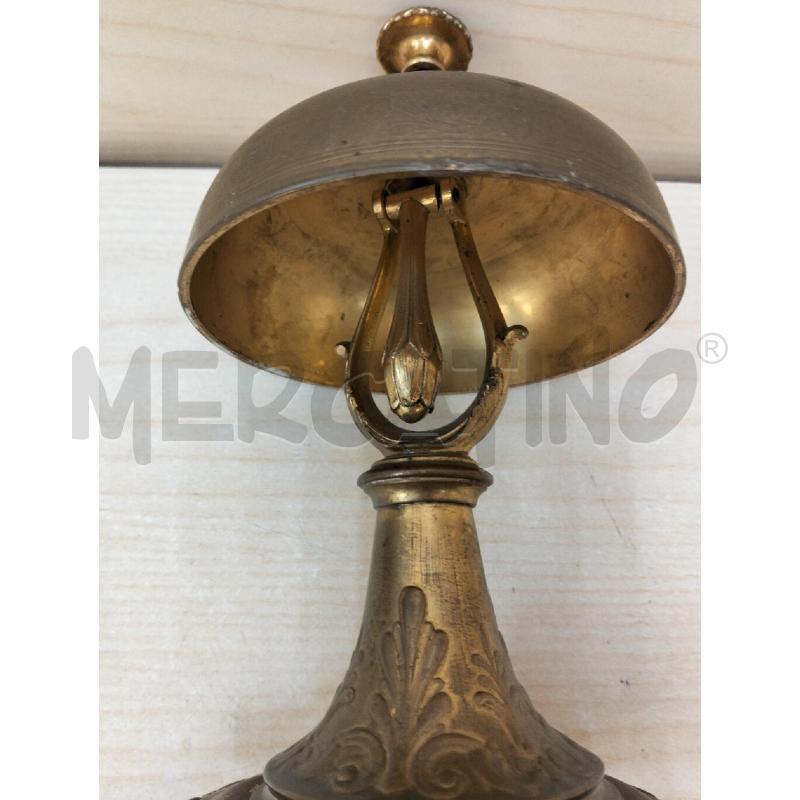 CAMPANELLO OTTONATO DA BANCO | Mercatino dell'Usato Roma portonaccio 4