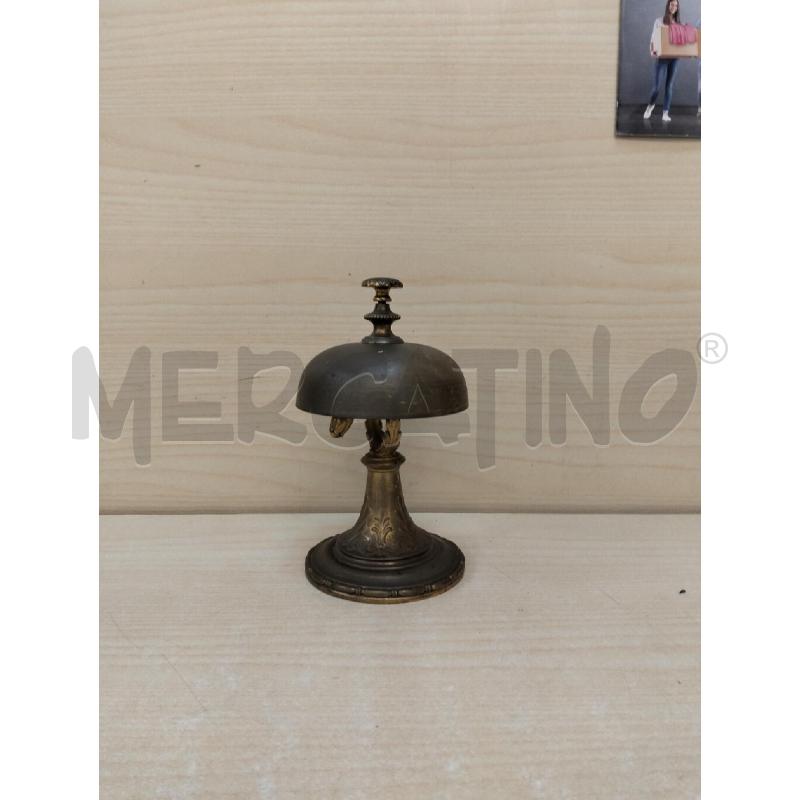 CAMPANELLO OTTONATO DA BANCO | Mercatino dell'Usato Roma portonaccio 5