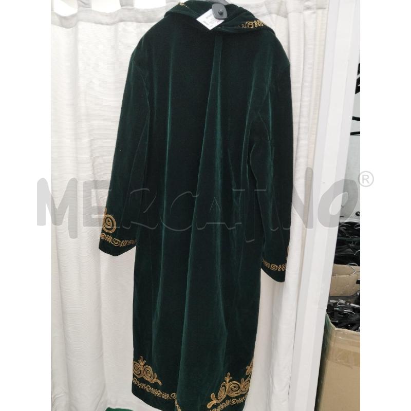 CAPPOTTO DONNA VERDE CN DORATO | Mercatino dell'Usato Roma portonaccio 3