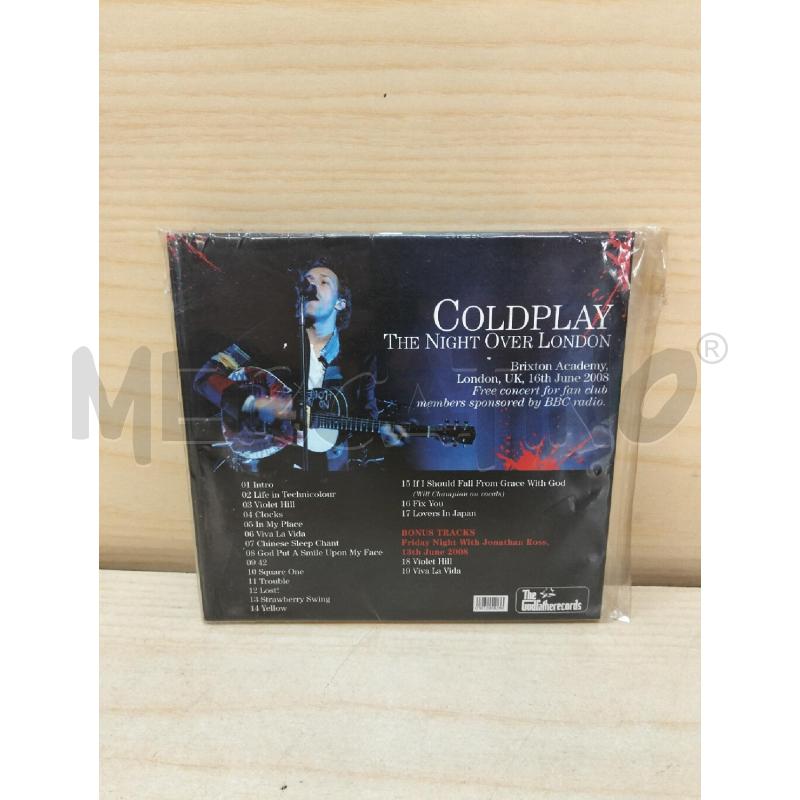 CD COLDPLAY THE NIGHT | Mercatino dell'Usato Roma portonaccio 2