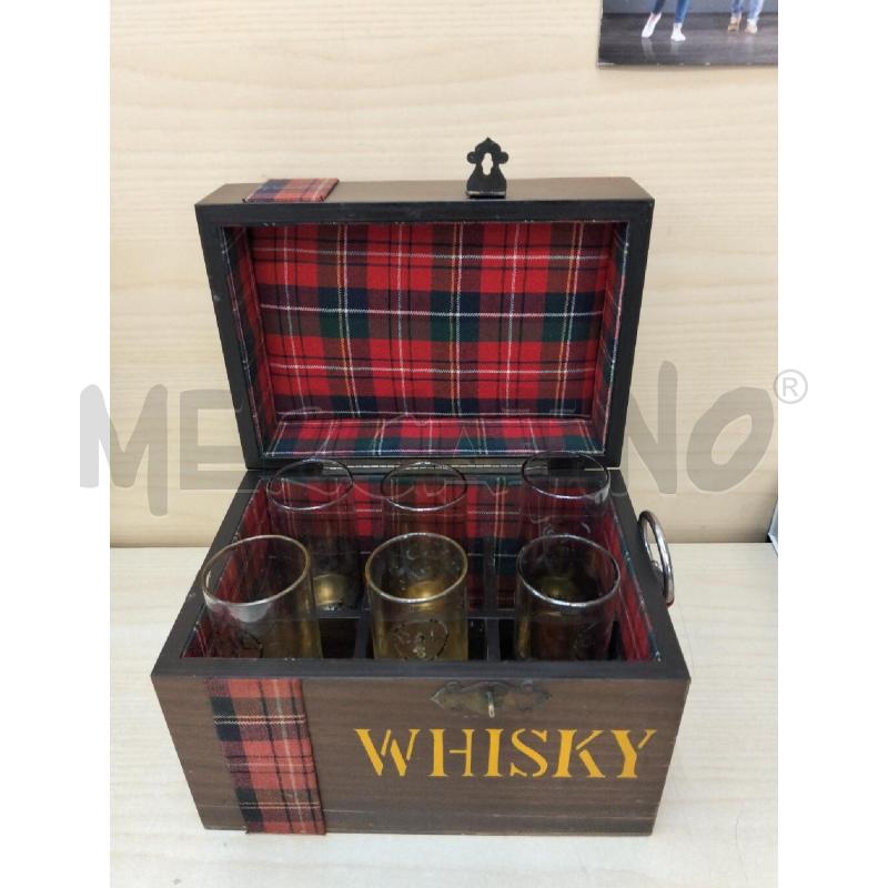 COFANETTO IN LEGNO WHISKY | Mercatino dell'Usato Roma portonaccio 3