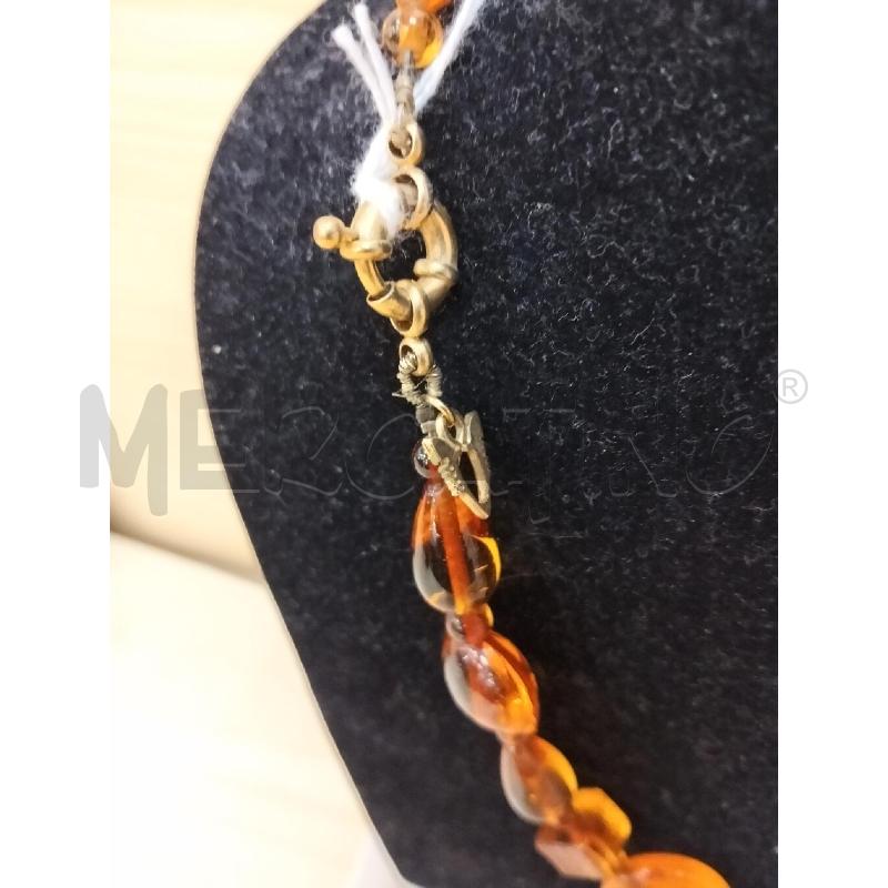 COLLANA ANTICA MURRINA GIALLA | Mercatino dell'Usato Roma portonaccio 2
